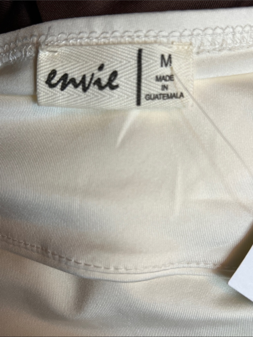 Ivory Halter Ruched Tank Top - Picture 5 of 6